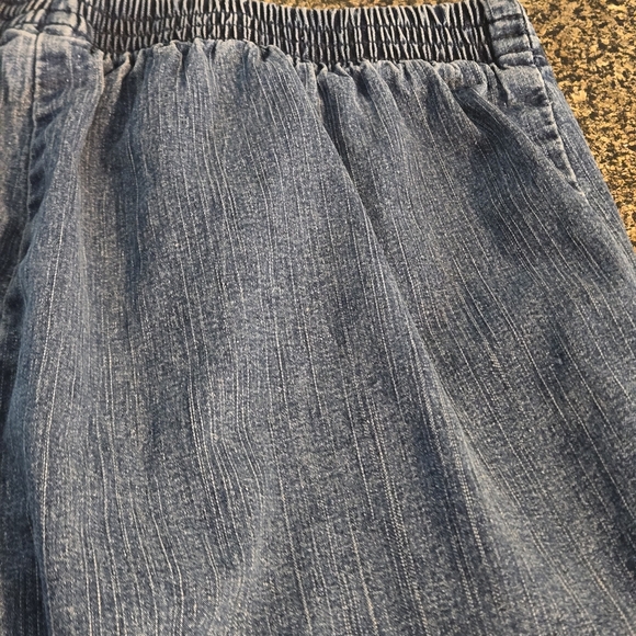 Vintage Alfred Dunner Classic Pullon Women's 10 Denim Blue Jeans Flat Front - Picture 11 of 16